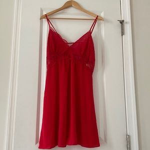 NWT INC International concepts intimates Large Red lingerie